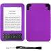 Protective Slim Flexible Durable Silicone Cover Case Skin For Kindle Wireless Reading Device, Wi-Fi, 6" Display Latest Generation + includes a Determination Hand Strap