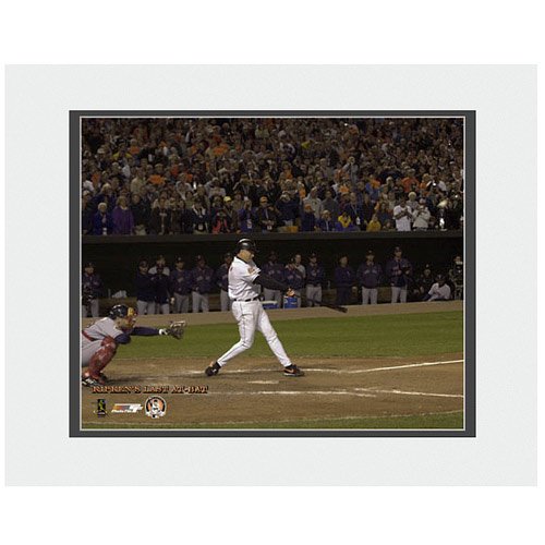 Baltimore Orioles Cal Ripken, Jr. Last At Bat Matted Photo