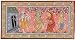 ShalinCraft Ancient Art of India Wall Decor Patachitra Paintings Organic Color on Paper 8" x 15"