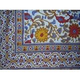 Indian Bedspread ? Cotton Sunflower Print