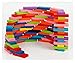 Ning store 240pcs Wooden Domino Blocks Set, Racing Toy Game, Building and Stacking Rally
