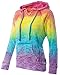 Joe's USA Koloa Surf Co. Womens V-Neck Burnout Hoodies in Sizes S-2XL