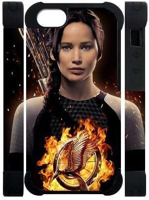 Every New Day The Hunger Games Katniss Everdeen Jennifer Lawrence Unique Custom IPHONE 5 or 5S Best Polymer+ Rubber 3D Cover Case