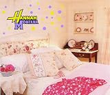 Hannah Montana Huge Wall Decal/sticker/mural/Words/lettering/Disney/Quotes/Bedding