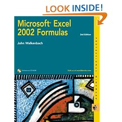 Excel 2002 Formulas (Professional Mindware)
