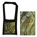 Cotton shoulder bag, 'Shy Elephant'