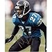 Rashean Mathis Autographed Jacksonville Jaguars (Teal Jersey) 8x10 Photo