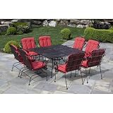 Highland Park Diamond Mesh Square Table Set