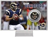 Highland Mint NFL St Louis Rams Sam Bradford Silver Coin Card