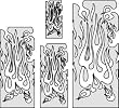 Iwata Flame Master Multiple Airbrushing Template