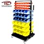 Heavy-Duty Rolling Parts Cart with 90 Organizer Bins - 450 Lb Capacity