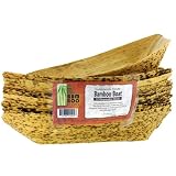 Bamboo Studio 11 Ounce 8 1 2 Inch Bamboo Boat Serves 12 Natural Color