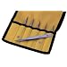 Aven 18480TT 6 Piece Titanium Tweezer Set with Protective Pouch
