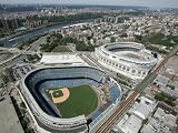 Old New York Yankees Stadium next to New Ballpark, New York, NY Photographic Poster Print, 16x12