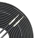 GLS Audio 25 feet Speaker Cable 16 gauge 16AWG Patch Cords – 25 ft 1/4″ to 1/4″ Professional Speaker Cables Black- 25′ Phono 6.3mm Cord 16G – Single