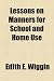 Lessons on Manners for School and Home Use