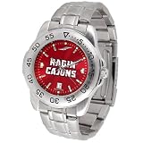 Louisiana Lafayette Ragin Cajuns NCAA AnoChrome Sport Mens Watch (Metal Band)