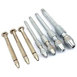 7 Watchmakers Pin Vises Jewelers Watch Drilling Tools