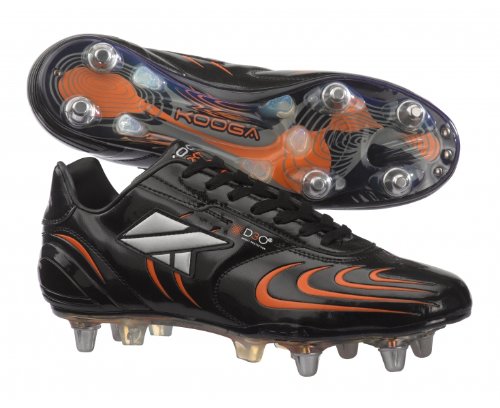 Chaussures de Rugby Classic XTB LCST SG Noir/Orange - taille 10