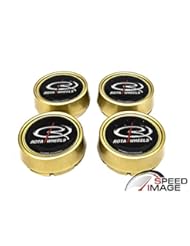 Automotive Parts and Accessories: Rota Wheels Replacement Wheel Center Caps - Moda - Gold - Set of 4 Caps - Rota