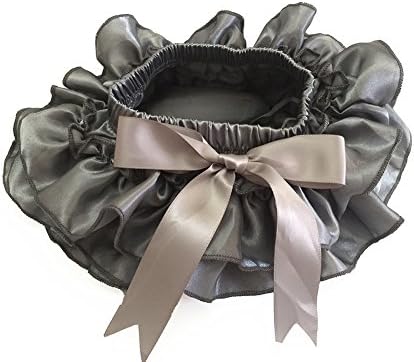 Cutie Baby Satin baby Ruffle bloomers Tutu Diaper Covers in 10 Colors! (a. New Born, Grey)