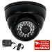 VideoSecu 700TVL Day Night Vision Outdoor Infrared Home Security Camera 1/3" Sony Effio CCD High Resolution Vandal Armor with Power Supply 1PA