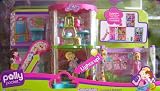Polly Pocket Designables Courtyard Bedroom Playset - Lights Up! (2008)