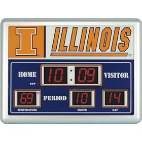 Illinois Fighting Illini Scoreboard Clock