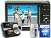 SVP Xthinn-8368 Black 10MP Max 3x Optical Zoom 3 LCD Digital Camera (4GB SVP High Speed SD Memory Card & AA Rechargeable Set Included)