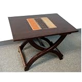 African Folding Table Akuaba - Handmade in Ghana