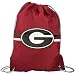 Georgia Bulldogs Red Team Logo Drawstring Backpack
