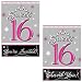 Amscan 147492 Sweet 16 Sparkle Invitations and Thank-You Notes