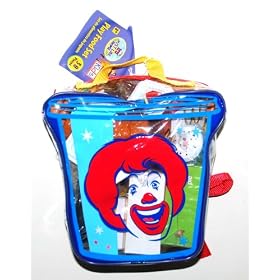 McKids - McDonald's Play Food Set in a Ronald McDonald Backpack 38 Pieces (1 Each)