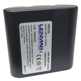 Lenmar NMH22 Nickel Metal-Hydride Camcorder Battery Equivelent to the Sharp BT-H21U and... by Lenmar