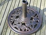 Outdoor Living : Rose 12kg Parasol Base Antique Bronze