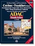 ADAC Stadtatlanten, Niederlausitz, Spreewald, Cottbus: Eisenhüttenstadt, Finsterwalde, Forst, Fürstenwalde, Guben, Königs Wusterhausen, Lübbenau. Insgesamt 281 Städte und Gemeinden
