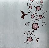 Modern Floral Bird - Vinyl Wall Decals Murals Stickers Art Graphic - 46