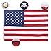 Homdox American Flag 3x5 ft US Flag Honoring Great America! Nylon Made Embroidered Stars US Flag Sewn Strips Brass Grommets Durable Well Made Package