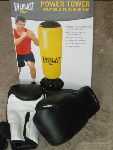 Kids Punching Bags, Punching bag for kids, With Kids Boxing Gloves and an Inflatable Punching Bag DVD Presentation.