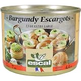 Escal Burgundy Snails Extra Large 1 1/2 dozen 125 g 4.4 oz can