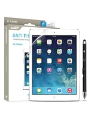 Wireless: Ipad Air 1 and 2 Screen Protector Anti Fingerprint Sentey? Invisible Tablet 0.13mm Ls-13113 Bundle with Free Metal Stylus Touch Screen Pen {Lifetime Warranty} - Sentey