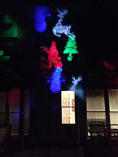 RAY Christmas Lamp Laser Light Sparkling Landscape Projector Waterproof Outdoor Decor Spotlights Garden Tree and Wall Motion Decoration Christmas Holiday Lighting