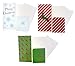 Christmas Money Greeting Cards - 36 Pack Assorted - 6 Winter Holiday Designs, Snowflakes, Stripes, Reindeer, Candy Canes, Mistletoe 4 x 8 With Envelopes Included by Juvale
