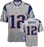 Men`s New England Patriots #12 Tom Brady Alternate Replica Jersey