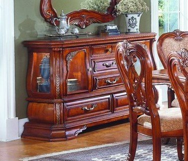 venice collection traditional formal dining room server