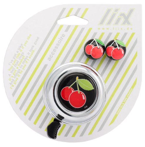 Liix Set Klingel und Ventilkappen, Modell: Cherry