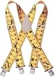 Custom LeatherCraft 110RUL Heavy Duty Tape Rule Elastic Suspenders