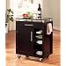 Kitchen Cart in Black - Coaster
