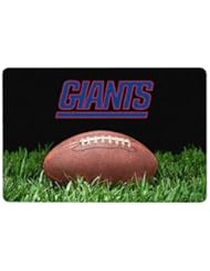 Sports: NFL New York Giants Classic Football Pet Bowl Mat, Large - GameWear