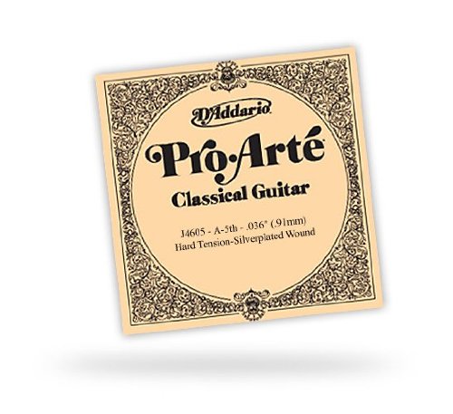 D\'Addario J4605 Pro Arte Einzelsaite Classic Nylon, 0,09 cm (0,036 Zoll), A-5th Preisvergleich